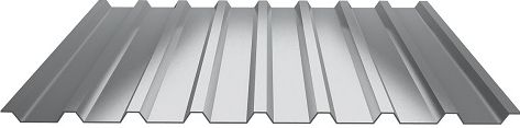 Профнастил НС-20 оцинкованный, 2000х1150х0.4 мм купить в СОМ