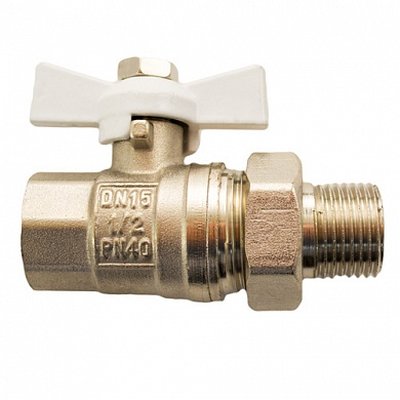 Кран шаровый 1/2" ВН, бабочка STI 8017 /Termofix 1000 купить в СОМ