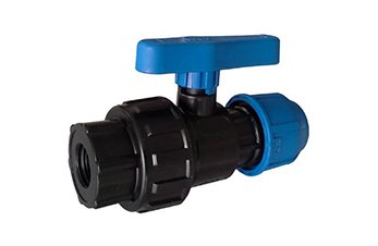 Кран шаровый для ПЭ трубы, 32х3/4", внутренняя резьба купить в СОМ