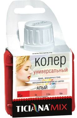 Колер Ticiana Mix, универсальный, алый, 80 мл купить в СОМ