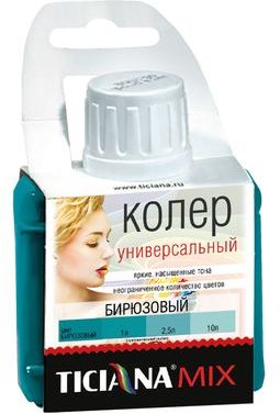Колер Ticiana Mix, универсальный, бирюзовый, 80 мл купить в СОМ