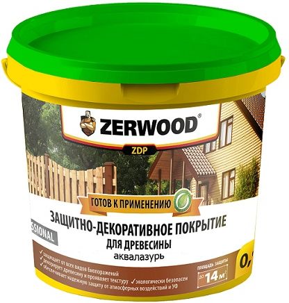 Антисептик Zerwood ZDP Аквалазурь, палисандр, 0.9 кг купить в СОМ