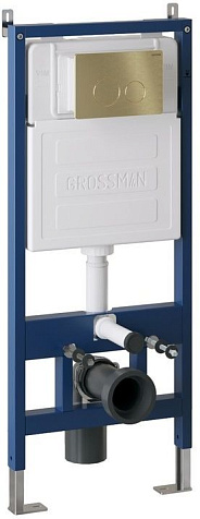 Кнопка для инсталляции Grossman Style 700.K31.05.32M.32M, золото сатиновый купить в СОМ