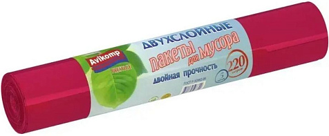 Мешки для мусора Avikomp 220л 5шт 29мк двухслойные купить в СОМ