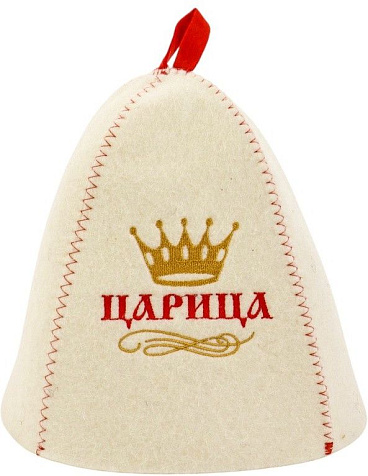 Шапка банная Царица полиэфир 70%, шерсть 30% купить в СОМ