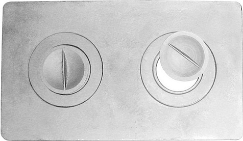 Плита П-2-1, 585х340мм, 2 конфорки купить в СОМ