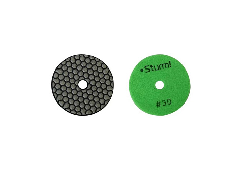Круг алмазный гибкий STURM 9012-D100-30, Р30, 100мм, соты купить в СОМ