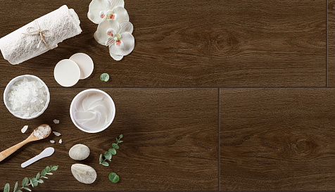 Керамогранит Global Tile Gotland  Коричневый, 198х800х8.5 мм, 7 шт. - 1.1 кв. м. GT208018604MСR купить в СОМ