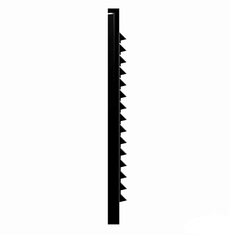 Решетка накладная 1515Р с сеткой Black купить в СОМ