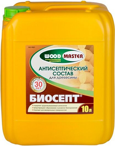 Антисептик Woodmaster Биосепт, 10 л купить в СОМ