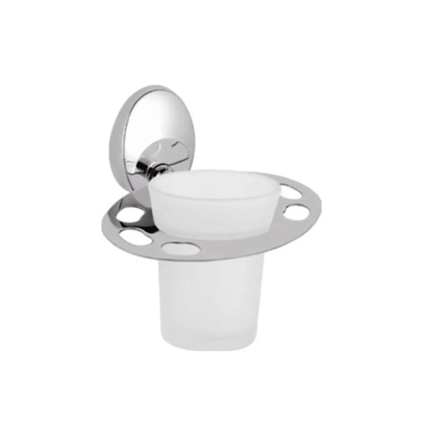 Стакан для зубных щеток Haiba HB1606-1, хром купить в СОМ