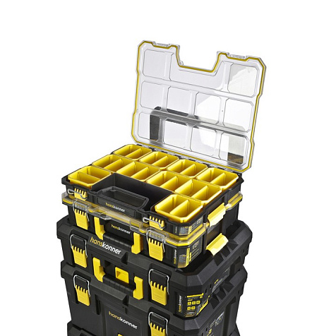 Набор ящиков системы хранения HANSTORAGE PLUS HSP5KIT, 5шт на колесах купить в СОМ
