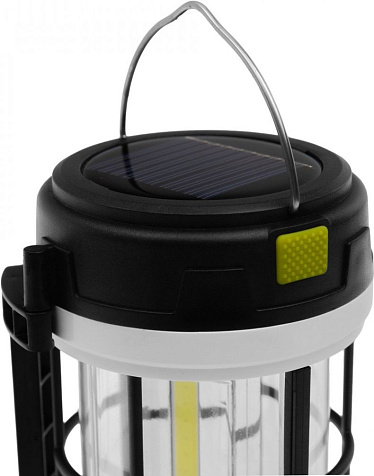 Фонарь кемпинговый Ultraflash  LED38102 акк.18650 3.7V LED+3COB, 5реж, Micro-USB, черн/бел купить в СОМ