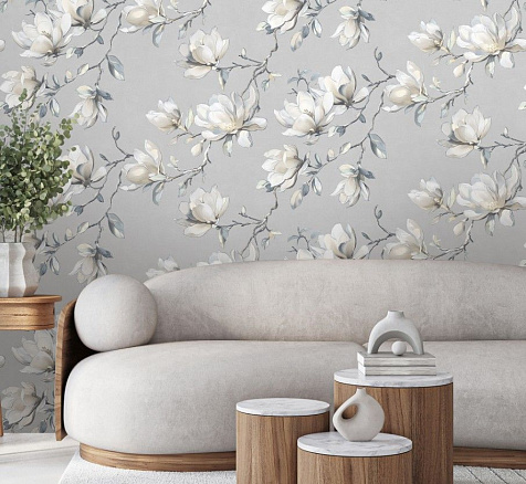 Обои виниловые на флизелиновой основе 585107 Victoria Stenova Magnolia, 1.06 х 10.05 м . купить в СОМ