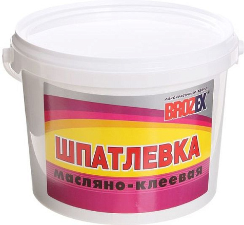 Шпаклевка масляно-клеевая Brozex, 0.9 кг купить в СОМ