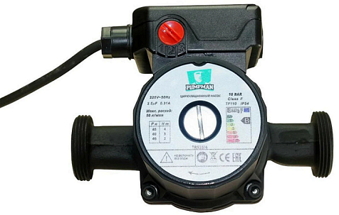 Насос циркуляционный для отопительных систем Pumpman TRS 25/4, Н=4 м купить в СОМ