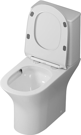 Унитаз-компакт Grossman Classic GR-4465SQ, торнадо, безободковый, сиденье микролифт купить в СОМ