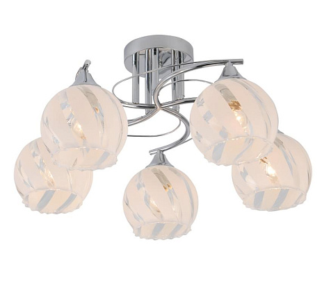 Светильник потолочный Linvel LV 9445/5 Фанни Хром Е27 60W купить в СОМ