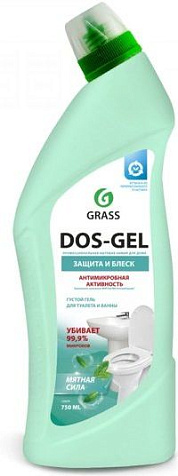 Гель для дезинфекции и отбеливания Dos gel Мятная сила 750мл купить в СОМ