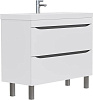 Тумба-умывальник Volna Prime 100.2Y, белый, с раковиной Prime 100 купить в СОМ