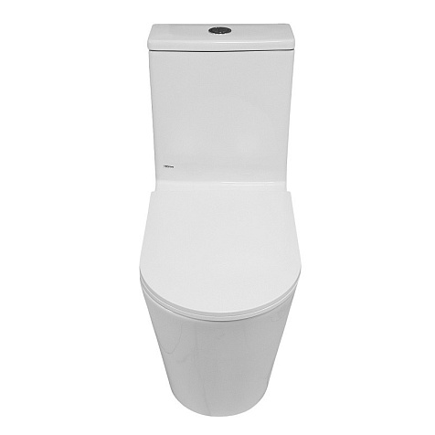 Унитаз монолит Azario Eagle AZ-80673, безободковый, торнадо, микролифт купить в СОМ