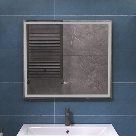 Зеркало Vigo Geometry Luxe 800 мм, сенсор купить в СОМ
