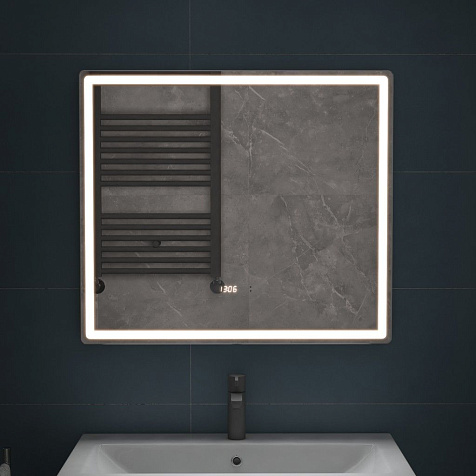 Зеркало Vigo Geometry Luxe 800 мм, сенсор купить в СОМ