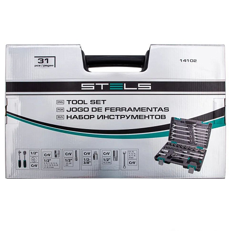 Набор инструмента STELS, 1/2", 31предмет купить в СОМ