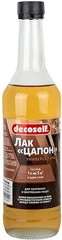 Лак Цапон Pufas Decoself, универсальный, 0.5 л купить в СОМ