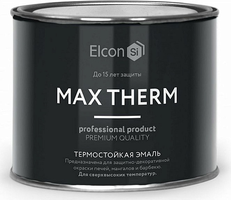 Эмаль термостойкая (700С) Elcon, медь, 0.4 кг купить в СОМ
