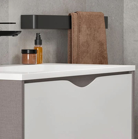 Тумба-умывальник Equil Smile 80.2Y, с раковиной Modul 80 купить в СОМ