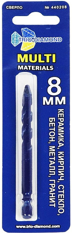 Сверло универсальное Trio Diamond Multi Materials, 8 мм купить в СОМ