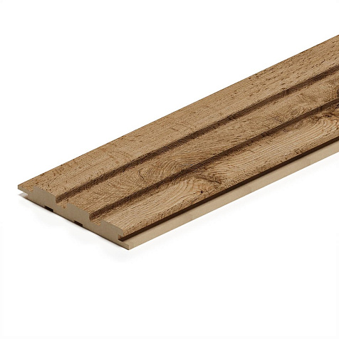 Панель МДФ Реечная Beats Light Пекан 2700x119x16мм купить в СОМ
