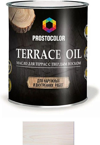 Масло Prostocolor, для террас, белый, 2.2 л купить в СОМ