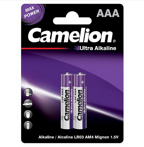 Элемент питания Camelion Ultra LR03 ААА  BL2 купить в СОМ