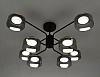 Люстра Linvel MS 1227/8 Паго Чёрный GX53 max.9W 810х810х325мм купить в СОМ