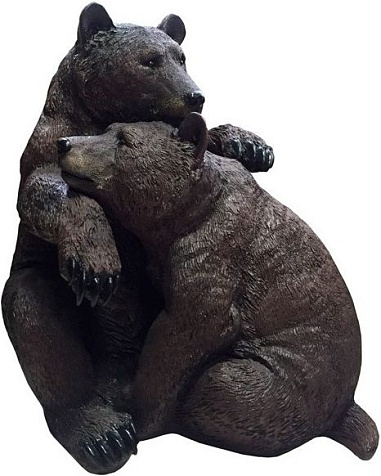 Фигура садовая Медведи обнимаются 53x32x52см 626361/F415 купить в СОМ