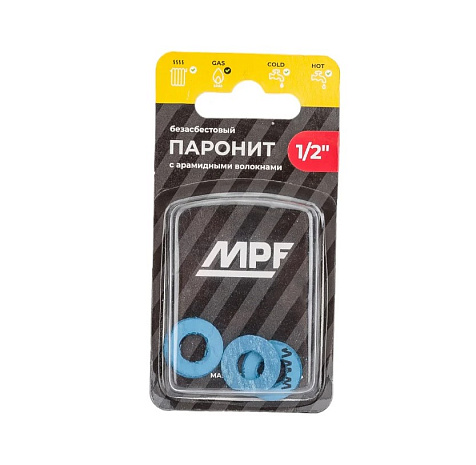 Прокладка паронитовая безасбестовая 1/2" 3 шт купить в СОМ