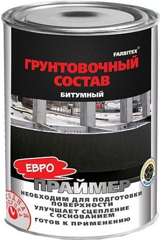 Праймер FARBITEX битумный, 1.7 кг купить в СОМ