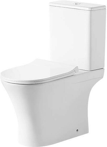 Унитаз-компакт Grossman Classic GR-4465SQ, торнадо, безободковый, сиденье микролифт купить в СОМ