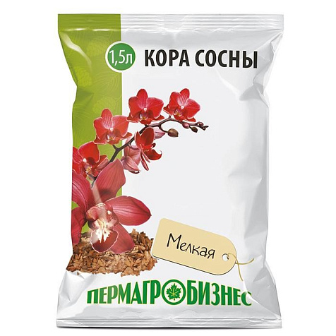 Кора сосны мелкая 1,5л (0,5кг) Пермагробизнес купить в СОМ