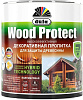 Пропитка защитно-декоративная Dufa WOOD PROTECT, махагон, 0.75 л купить в СОМ