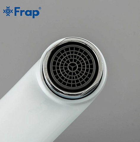 Смеситель для мойки Frap 4549, белый купить в СОМ