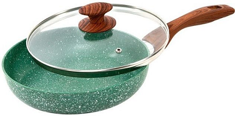 Сотейник Green Tree d260 с крышкой GT-021 купить в СОМ