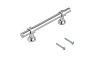 Ручка меб. 3802-96-SCHR 96мм, SATIN CHROME купить в СОМ