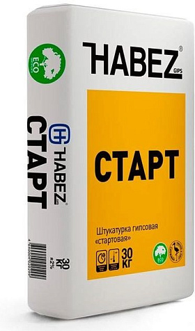 Штукатурка гипсовая HABEZ СТАРТ РН, 30 кг купить в СОМ