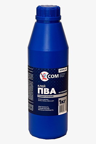 Клей ПВА СОМ, универсальный, 1 кг купить в СОМ