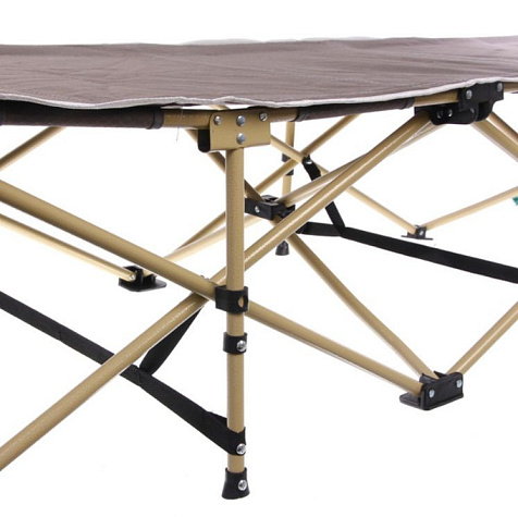 Раскладушка кемпинговая складная 188х66х45см серая купить в СОМ