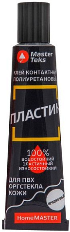 Клей полиуретановый MasterTeks HomeMaster, пластик, прозрачный, 40 мл купить в СОМ