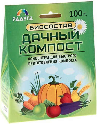 Компост биосостав Дачный 100гр купить в СОМ